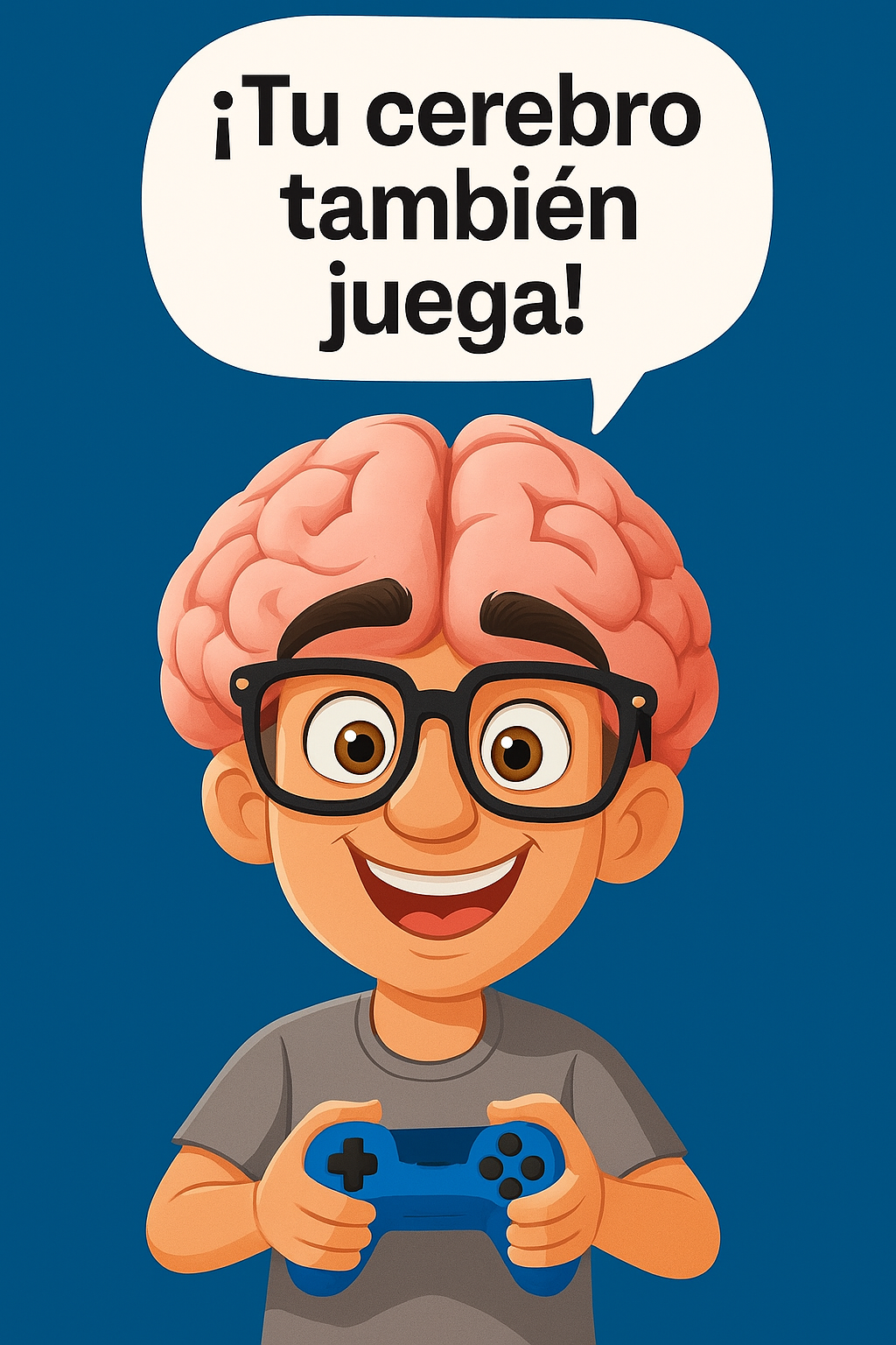 Cerebro en acción gamer